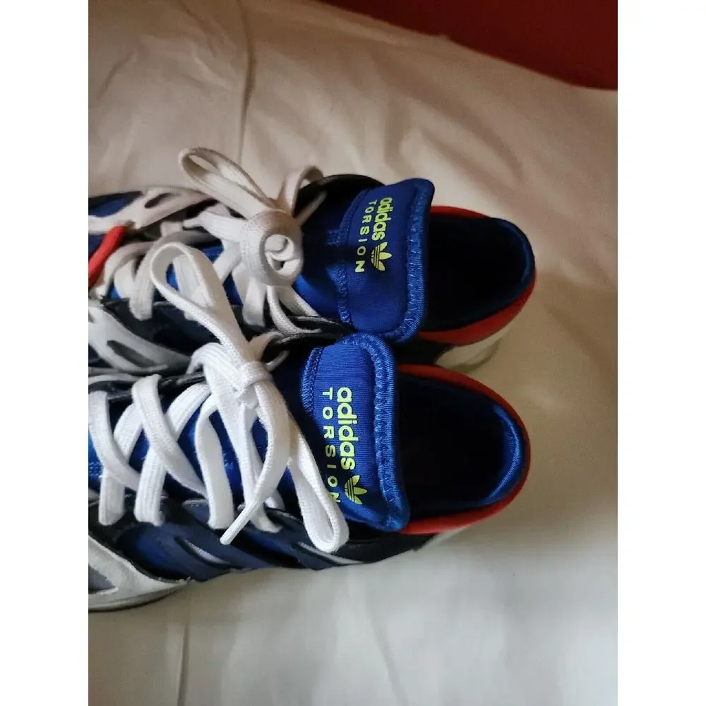 Adidas Men's Size 9 Red White Blue Torsion Sneakers
